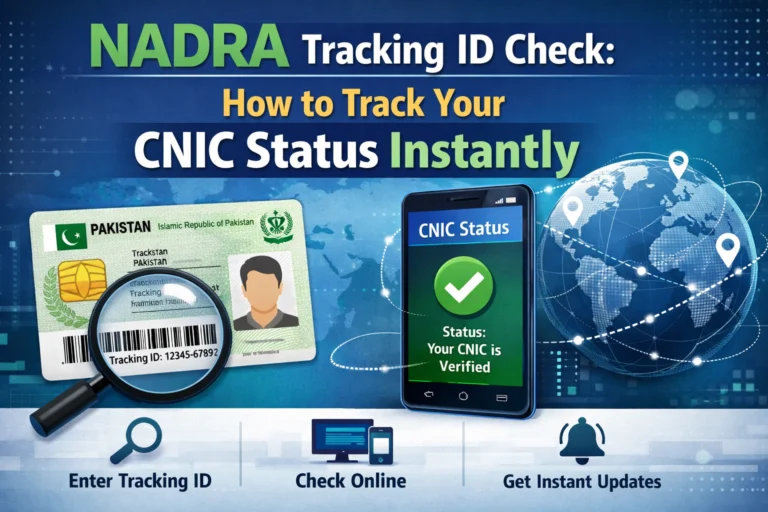 Nadra Tracking Id Check Online